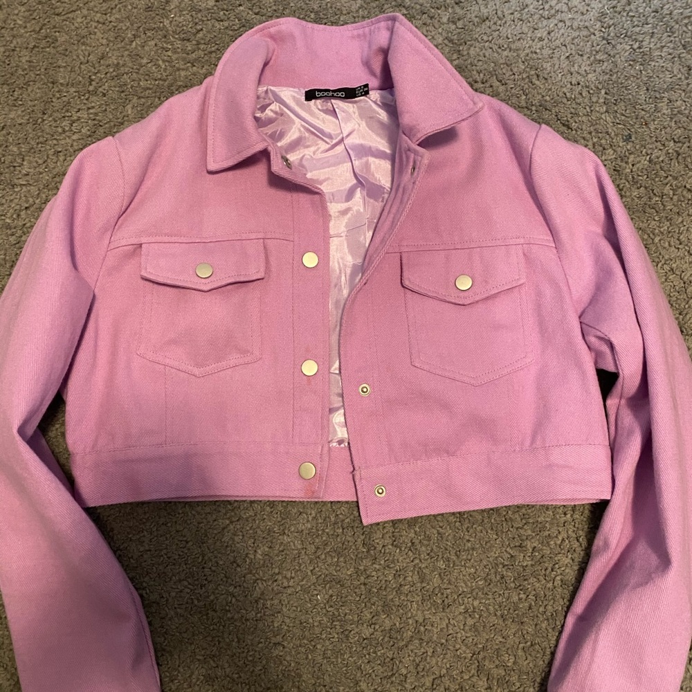 Iliac cropped jean jacket